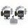 2x 360 Grad Premium Kugelkopf mit Blitzschuhadapter Hot Shoe Hotshoe