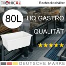 4 Stück 80L XXL Universal Behälter Wanne Tonne Lebensmittel Bütte