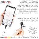 2 Stück USB-C Ansteckmikrofon Mikrofon Ansteck Lavalier Microphone für DJI Kamera Smartphone Handy