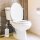 2x Toilettengarnitur WC Bürste Toilette Klobürste + Ständer  weiß