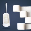 3x Toilettengarnitur WC Bürste Toilette Klobürste + Ständer  weiß