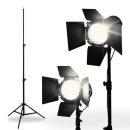 2 Stück 210cm Lampenstativ Stativ Lichtstativ Ständer 2m Für Studio Licht Blitz LED Lampe Leuchte