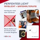 120 LED Ringlicht mit Handy Halterung Wandhalterung Wandmontage Ständer Ringlight