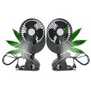 2 Stück USB Mini Grow Ventilator mit Clip Klemme...