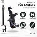 Klemmstativ Tisch Halterung für iPad mini Tablet 10...
