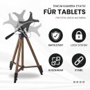 Kamerastativ Tablet Stativ Ständer 134cm für...