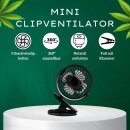 Ventilator Grow mit Kabel 230V für Steckdose Clip Klipp Klemme Klemmventilator I Clipventilator für Kingpower Growbox Growschrank Secret Jardin Homebox Mars Hydro