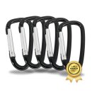 20 x Karabiner Karabinerhaken Aluminium Schnapphaken...