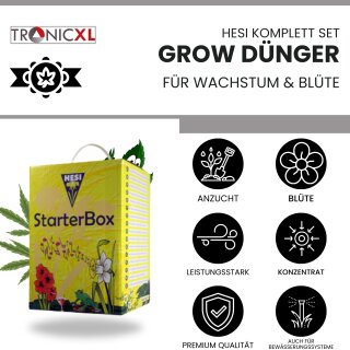 Komplett Set BioBizz Erde Light Mix + Hesi Dnger Grow Anbau, 54,90