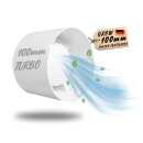 100mm Abluft Zuluft Grow Lüfter Inline Ventilator...