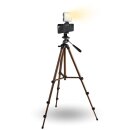 134cm Smartphone Stativ mit Licht drehbar Halterung...