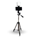 105cm Handy Stativ drehbar Smartphone Halterung mit Licht...