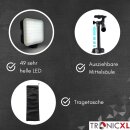 30-60cm Handy Stativ mit Licht drehbar Smartphone Halterung Ständer Tripod Foto Video