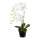Kunstpflanze Phalaenopsis im Topf, 55cm weiß Orchidee Deko Idee