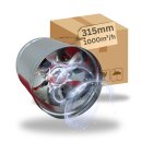 315mm Premium Industrie Axial Rohrlüfter Metall...