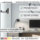 Wandhalterung für Repeater passend für AVM 600 1200 1750E 2400 Fritz! W-Lan Verstärker WiFi