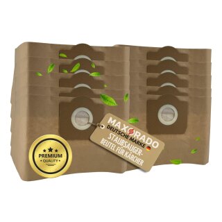 10 Staubsaugerbeutel für Kärcher WD3 MV3 6.959-130 WD3300 A2201 WD3P MV3P Staubsauger Filtertüten Zubehör Ersatzteile Beutel Tüten Papierbeutel