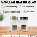 2x 1 Liter Grow Vakuum Kräuter Borosilikat Glas...