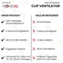 Ventilator Grow mit Clip Kabel 230V Netzkabel Steckdose für Growbox Zubehör