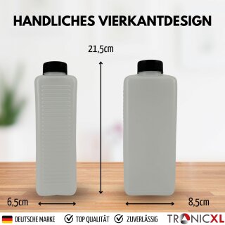 5 Stück Leerflasche Plastikflasche Flasche 1 Liter Kunststoff mit Sch, 6,99 €