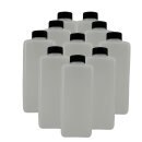 10 x Leerflasche leere Flasche Vierkantflasche Flasche 1...