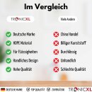 20 Stück Leerflasche Plastikflasche Flasche 1 Liter Kunststoff RD40 Gewinde Vierkantflasche HDPE