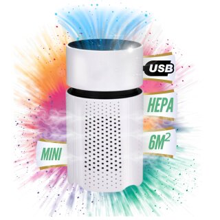Mini Air Purifier USB Luftreiniger Hepa Filter für Büro Kleiner Luftfilter Schlafzimmer Schreibtisch Zuhause Küche Wohnzimmer