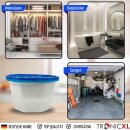 4x 500ml Luftentfeuchter Granulat Raumentfeuchter für Keller Bad Zuhause Büro ohne Strom Feuchtigkeitsabsorber