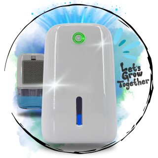 Grow Luftentfeuchter elektrisch für Growbox Grower Zubehör für Komplett Set Box Zelt Zelte Luft Entfeuchter