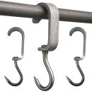 10 Stück Euro-Haken Din 5047 35x12 mm Rohrbahnhaken...
