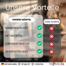 1000 Stück XL Einweg Vlies Mantel Vliesmantel Schutzanzug Besucherkittel für Besucher Produktion