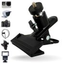 Klemmstativ Tisch Klemme 1/4" mit Kugelkopf für...