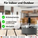 Aschenbecher Drehaschenbecher Schleuderaschenbecher Metall Aschenbecher mit Drehknopf Tischaschenbecher