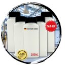 5 Stück 250ml Leerflasche Plastikflasche Flasche...