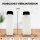 20 Stück 250ml Leerflasche Plastikflasche Flasche 0,25 Liter Kunststoff mit Deckel RD40 Gewinde Vierkantflasche HDPE zum befüllen leere Flasche