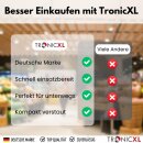 Einkaufstrolley mit Box Kiste faltbar Trolley mit Teleskopgriff klappbar Shopping Bag