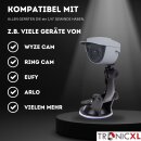 4X Saugnapf Halterung für IP Kamera für Wyze Ring Eufy Arlo Cam Smart Befestigung Halter Montage Fenster