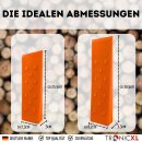 4er Set Profi Fällkeil Spaltkeil für Holz Stamm Forst Holzspalter Baum fällen Nachsetzkeil Scheitkeil Treibkeil