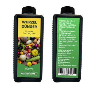 1L Gemsednger Konzentrat + 20 Liter Erde Wurzeldnger Wurzelgemse ,  16,90