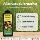 2L Gemüsedünger Konzentrat + 40 Liter Erde Wurzeldünger Wurzelgemüse Wurzel Gemüse Dünger flüssig Flüssigdünger Wachstum Wurzelgemüsedünger Möhren Salat Lauch