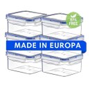12 x 680ml Frischhaltedosen Set Aufbewahrungsdose mit Klickverschluss luftdicht I Aufbewahrung Dose Box