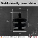 4 Stück 1/4" Adapter Double Layer für Blitzschuh Blitzschuhadapter 1/4 Zoll Kamera Cold Hot Shoe Blitzschuh 1/4" Adapter für Stativ gewinde Schraube