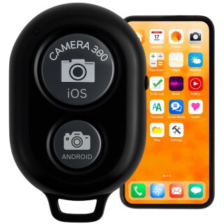 Handy Selbstauslöser Kameraselbstauslöser für iPhone und Android Smartphones Drahtlose Fernbedienung für Fotos und Videos Bluetooth Shutter