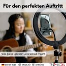 LED RGB Ringlicht 10 Zoll ohne Stativ USB Foto Lampe Smartphone Selfies Licht