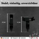 Drehbare Smartphone Halterung für Blitzschuh für Kamera Befestigung Handy kompatibel mit iPhone Handyhalterung Stativ Adapter ColdShoe Kaltschuh