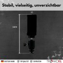 Smartphone Halterung mit Kugelkopf für Blitzschuh für Kamera Befestigung Handy kompatibel mit iPhone Handyhalterung Stativ Adapter ColdShoe Kaltschuh Mount und 1/4 Zoll Gewinde