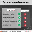 Smartphone Halterung mit Kugelkopf für Blitzschuh für Kamera Befestigung Handy kompatibel mit iPhone Handyhalterung Stativ Adapter ColdShoe Kaltschuh Mount und 1/4 Zoll Gewinde