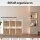 Premium Faltbox für Regal Vliess-Stoff + Bambus 31x31x31cm Aufbewahrungswürfel Aufbewahrungsbox Ordnungsbox kompatibel mit IKEA Kallax