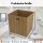 Premium Faltbox für Regal Vliess-Stoff + Bambus 31x31x31cm Aufbewahrungswürfel Aufbewahrungsbox Ordnungsbox kompatibel mit IKEA Kallax