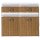 4x Premium Faltbox für Regal Vliess-Stoff + Bambus 31x31x31cm Aufbewahrungswürfel Aufbewahrungsbox Ordnungsboxen kompatibel mit IKEA Kallax